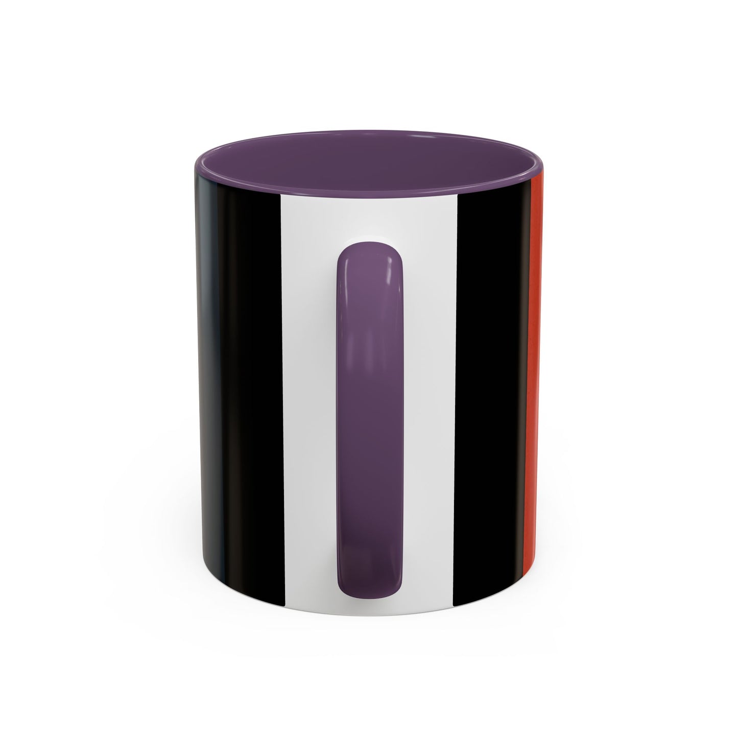 Empowering Accent Coffee Mug - Centering Woman, Inspirational Gift, Home Office Decor, Motivational Kitchenware, Bold Design