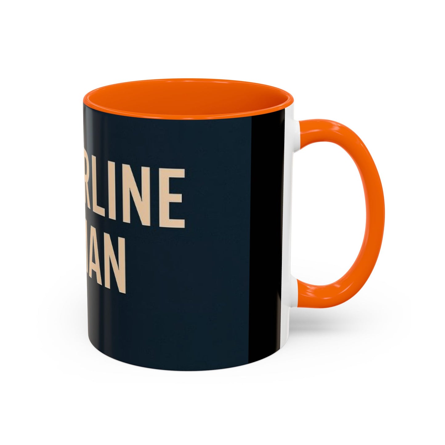 Empowering Accent Coffee Mug - Centering Woman, Inspirational Gift, Home Office Decor, Motivational Kitchenware, Bold Design