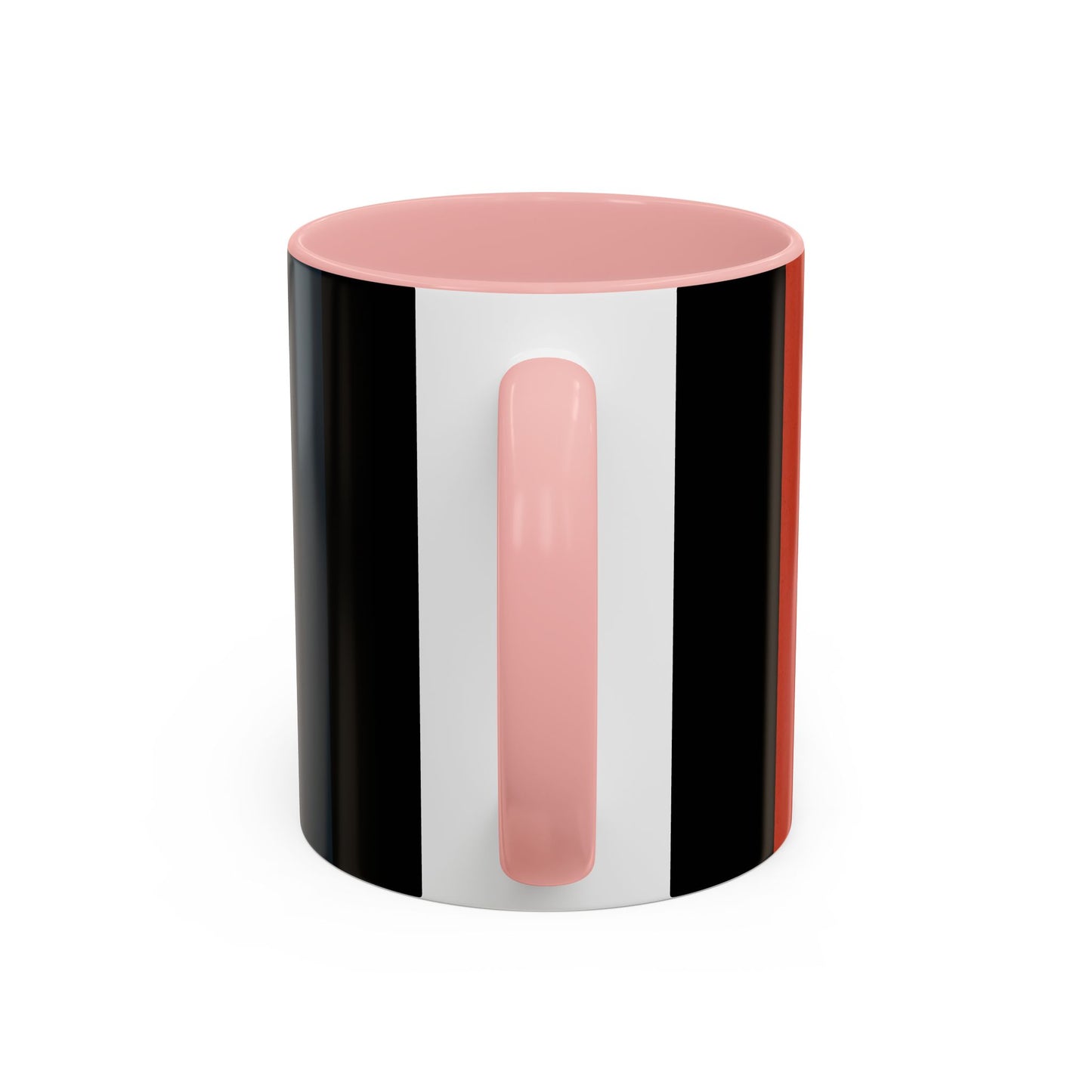 Empowering Accent Coffee Mug - Centering Woman, Inspirational Gift, Home Office Decor, Motivational Kitchenware, Bold Design